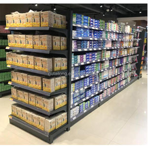 מדפי תצוגה דו-צדדיים קלים לסופרמרקט, מדפי מתכת לחנויות, במחיר הטוב ביותר - Product Image 6