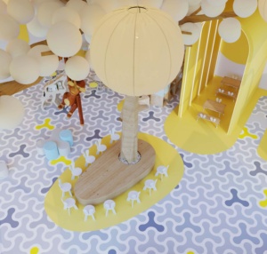 Desain Interior Kamar Bayi Kayu Kreatif, Perlengkapan Penitipan Anak Custom, Perabot Anak, Dekorasi Furnitur Sekolah PAUD - Product Image 3