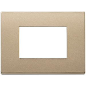 แผ่นทองซาติน 12.7 X 9.3 ซม. สำหรับปลั๊กและเต้ารับ - Product Image 1