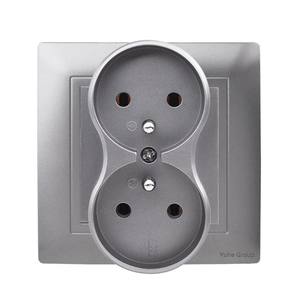 Enchufe de Pared con Panel Táctil Universal Estándar Europeo con Puerto USB Tipo-C, Diseño Minimalista - Product Image 1