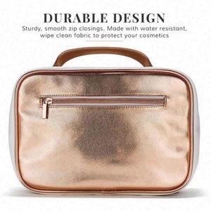 Sac de voyage léger et tendance en polyester personnalisé pour maquillage, trousse de toilette portable suspendue - Product Image 2