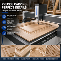 Fresadora CNC de Alta Resistencia para Madera, Fresadora CNC Industrial de 3 Ejes 3020 para Tallado de MDF, Madera, Acrílico y Aluminio