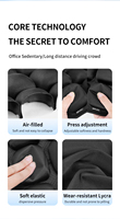 Coussin de siège gonflable anti-pression, coussin de chaise gonflable, coussin gonflable portable, coussin de voyage gonflable