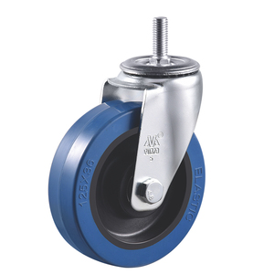 Rueda Giratoria VIMA de Alta Calidad de 4 Pulgadas (100 mm) con Rodamiento de Rodillos, Goma Elástica, Capacidad de Carga de 140 kg, Certificación EN12532 - Product Image 4