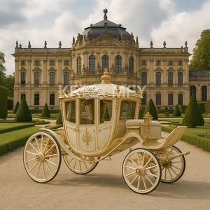 Carruaje de Caballos de Lujo Vintage para Bodas Reales, para Atracciones Turísticas, Capacidad para 4-6 Personas, Neumáticos de Goma Sólida - Product Image 2