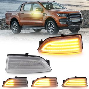 ไฟเลี้ยว LED แบบเรียงลำดับด้านข้างสำหรับ <span class=keywords><strong>Ford</strong></span> <span class=keywords><strong>Ranger</strong></span> Lariat T6 Raptor Mazda BT50 Everest ไฟเลี้ยวแบบไดนามิก - Product Image 1