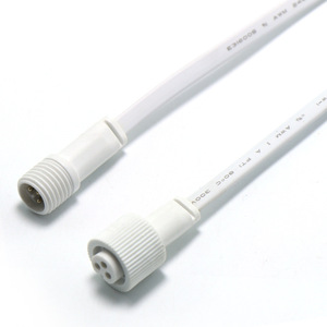 Guo Jinqiang <b>Outdoor</b> Eaves Light Extension <b>Cable</b> 3-Core PVC Waterproof Connector For LED Lighting - Product Image 2