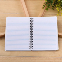 Fournitures scolaires de papeterie à impression personnalisée Cahier d'exercices laitiers à couverture rigide imperméable cahiers à spirale pour étudiants