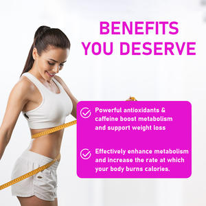 Kapsul Pelangsing Alami Berkualitas Tinggi dengan Bubuk Jahe Chlorella Suplemen Herbal Meningkatkan Metabolisme Kapsul Pembakar Lemak - Product Image 3