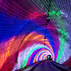 Giant 3D LED Tunnel Motif Light Outdoor Christmas Decoration - Product Image 1