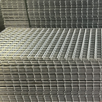 Paneles de malla de alambre de acero de corte personalizado de 4-6mm para construcción de sótanos y paneles de malla de alambre soldado con refuerzo sísmico