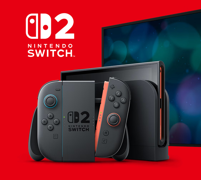 Original Switch 2 for for Switch 2 256GB Game Console New Model with Neon Blue/Neon Red Color Handheld Player