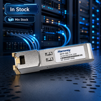 Module SFP électrique SFP-GE-T à faible consommation d'énergie, transceiver en cuivre 1G RJ45 100M pour réseau de surveillance de sécurité
