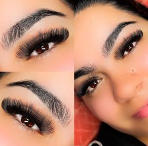 Chất Liệu Lụa Và Lông Mi Nối Dài Bằng Tay - Product Image 2