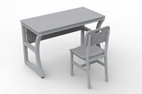 Ensemble table et chaise pour enseignant certifié DepEd, ensemble de bureau pour enseignant robuste, mobilier de classe pour l'enseignement aux Philippines