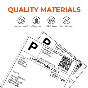 Etichetta di spedizione termica diretta 4 "x 6" compatibile con la stampante di <span class=keywords><strong>etichette</strong></span> Xprinter Xprinter Zebra <span class=keywords><strong>DYMO</strong></span> MUNBYN - Product Image 5
