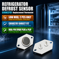 Penggantian Termistor C8983701 Sensor Suhu NTC Defrost Kulkas Viking 36511-P1121603W Akurasi 1C Pin PC