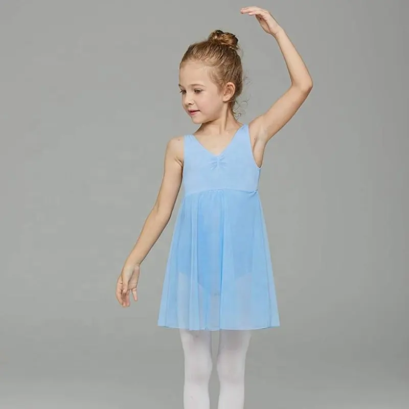 Недорогой Танцевальный жилет AM000006, трикотажные юбки, балетное платье для девочек