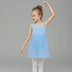 AM000006 Cheap Dance Vest Leotards Yarn Skirts Girls Ballet Dress