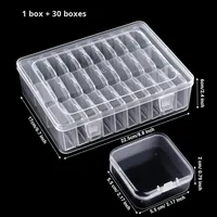 Boîte de rangement transparente pour bijoux, grande capacité, avec couvercle rabattable, compartiments empilables, organisateur en plastique pour boucles d'oreilles, bagues, colliers
