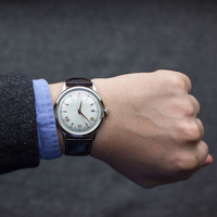 Jam Tangan Pria Kulit Stainless Steel 316L Tahan Air 5BAR Logo Kustom Otomatis Murah Grosir