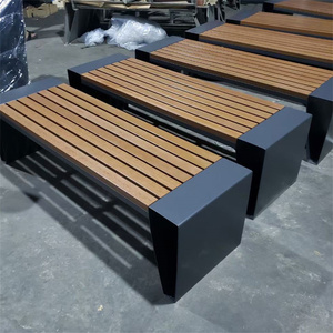 <span class=keywords><strong>Banc</strong></span> de jardin public urbain <span class=keywords><strong>en</strong></span> <span class=keywords><strong>bois</strong></span> et acier pour parcs municipaux extérieurs, <span class=keywords><strong>avec</strong></span> <span class=keywords><strong>dossier</strong></span> - Product Image 5