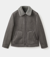Veste matelassée unisexe pour homme avec doublure en polaire Sherpa, pull personnalisé, manteau d'hiver pour les occasions décontractées en plein air, pour une tenue chaude