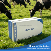 Kit de test rapide de la PAG bovine par immunochromatographie à l'or colloïdal, test de gestation précoce pour bovins, équipement de laboratoire vétérinaire