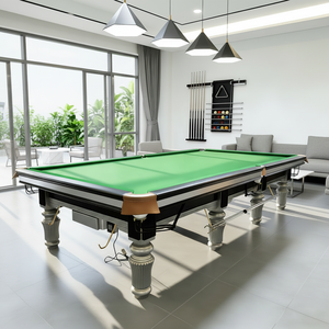 Mesa de Billar de Snooker de Alta Calidad <span class=keywords><strong>Strachan</strong></span> de 12 pies, Personalizada, de Grado Torneo, con Bolsillos de Cuero, Rieles de Madera Maciza Importada para el Hogar - Product Image 3