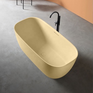 Moderna Bañera Independiente Ecológica para SPA Interior, Bañera de Inmersión con Textura de <span class=keywords><strong>Roca</strong></span> Artificial Colorida para Hotel o Apartamento - Product Image 1