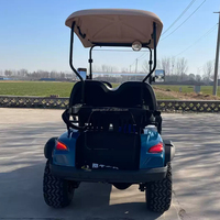 Voitures de golf électriques miniatures à châssis surélevé, 3 ou 4 places, design original, dernières nouveautés, avec choix de batteries au plomb-acide et au lithium, personnalisables