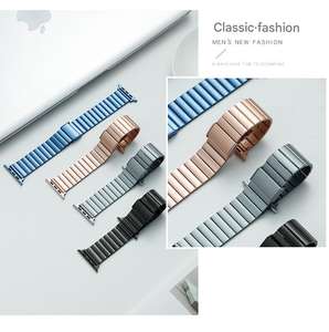 Correas de reloj transpirables, pulsera para <span class=keywords><strong>Apple</strong></span> <span class=keywords><strong>Watch</strong></span> Ultra 2 Band 49mm 45mm <span class=keywords><strong>44mm</strong></span>, brazalete, correa de reloj inteligente, dijes de acero inoxidable - Product Image 5