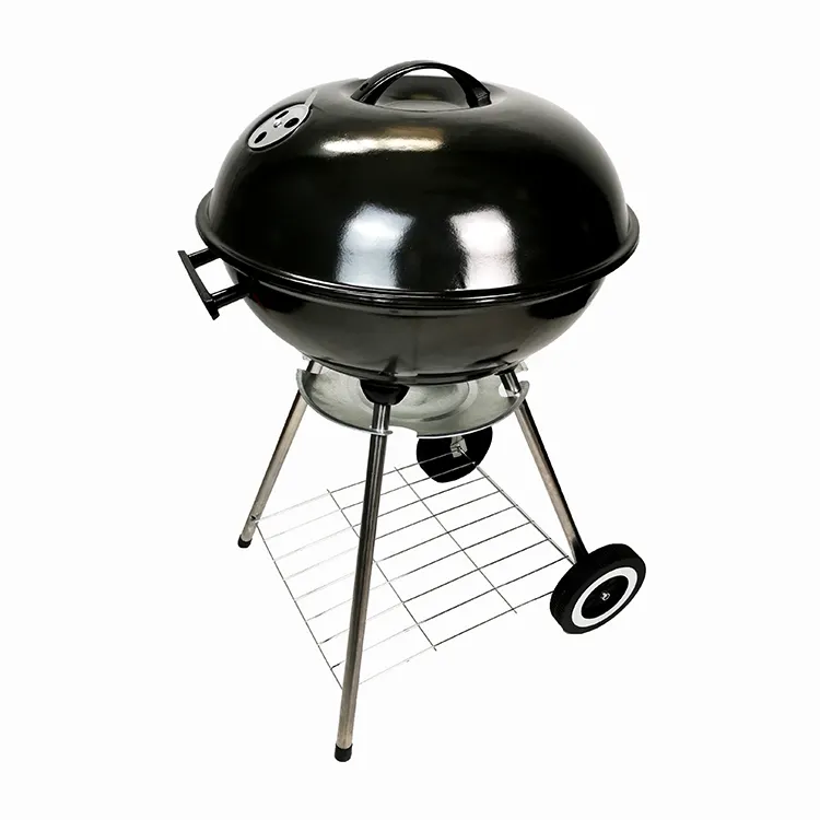 14 16 17 18 22 inch Round Outdoor kettle grill primo portable camping apple trolley wheels charcoal four legs bbq smoker grill