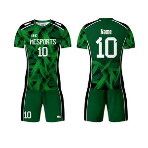 Precio de gama alta Impresión por sublimación Ropa de fútbol de secado rápido para equipo de fútbol femenino Masculino