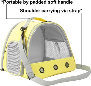 Luxury Eco-Friendly Pet <b>Dog</b> & Cat Trolley <b>Backpack</b> Oxford Material Zipper Closure Solid Pattern-Portable Outdoor Travel <b>Carrier</b> - Product Image 5