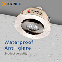 Mini Spot lumineux LED encastrable avec technologie COB, imperméable conforme à la norme IP65, lumière à intensité réglable, luminaire d'extérieur, idéal pour la salle de bain ou la maison