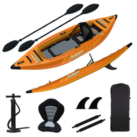 Kayak gonflable renforcé à fond rigide pour la compétition, canoë pliable, kayaks de rafting, planche à pagaie récréative, pêche