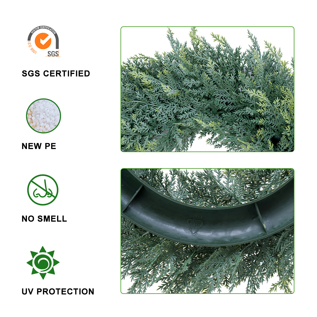 christmas cedar wreath