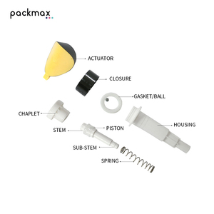 Jigong head, built-in threaded switch, 32-tooth lotion <b>pump</b> — PP press-type lotion <b>pump</b> for conditioner, shampoo, and shower gel - Product Image 6