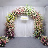 Événements Fleur Porte Guirlande Coureur Rangée Blanc Colombe Fleur Arche Mariage Décoratif Benjamin Moore Fleur