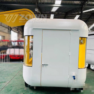 Modern Appearance Drivable <b>Electric</b> Food Cart Fully Equipped Mobile Food Truck <b>BBQ</b> Burger Hot Dog Kiosk - Product Image 3