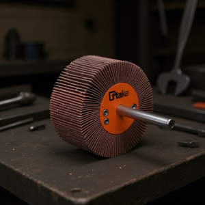 แผ่นขัดแบบฟลัปวีล ขนาด 20x15 มม. ความหยาบ 240 กริต แกน 3 มม. สำหรับขัดโลหะ - Product Image 3