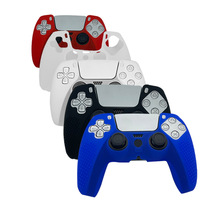 Coque de protection en silicone pour PS5, poignée de manette de jeu, housse pour Playstation 5, coque en caoutchouc en stock