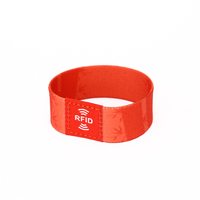 Bracelet RFID extensible personnalisé avec logo, étanche, puce 213 NFC, pour identification sportive