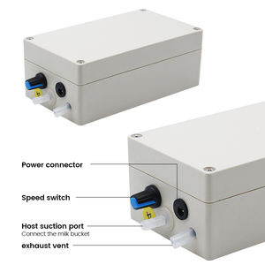 Precio bajo 14L Velocidad eléctrica Ajustable Vaca Ganado Ordeñadora Acero inoxidable Cabra y oveja Ordeñadora - Product Image 5