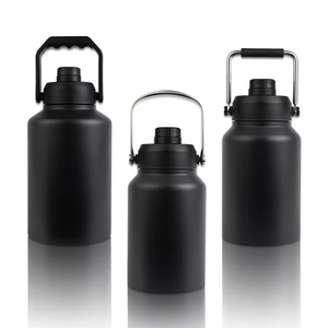 Vaso Watersy de acero inoxidable con aislamiento al vacío de doble pared de 64oz/128oz, frasco Growler de acero inoxidable 304 para acampar grande - Product Image 2