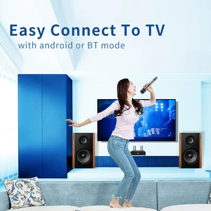 Ihomelife ชุดคาราโอเกะสำหรับเด็กและผู้ใหญ่, ชุดคาราโอเกะสำหรับครอบครัวแบบพกพาลำโพง BT พร้อมไมโครโฟน - Product Image 3