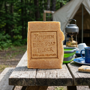 Kitchen Cold Process Eco-Friendly Dish <b>Soap</b> Block-All Natural Artisan Handcrafted Fire Lake Soapery - Product Image 1