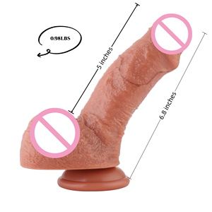 Hismith High-End Serie 6,8 Zoll Dual-Density Ultra Realistischer <span class=keywords><strong>Dildo</strong></span> 5 Zoll Einführbare Länge Sexspielzeug für Hismith Maschine - Product Image 4