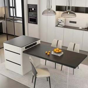 Table à manger insulaire, armoires de bar élégantes pour un divertissement familial confortable - Product Image 2